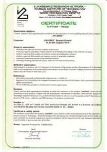 PALDREX R. Górecki 2022 - Świadectwo, Certyfikat, Raport-2